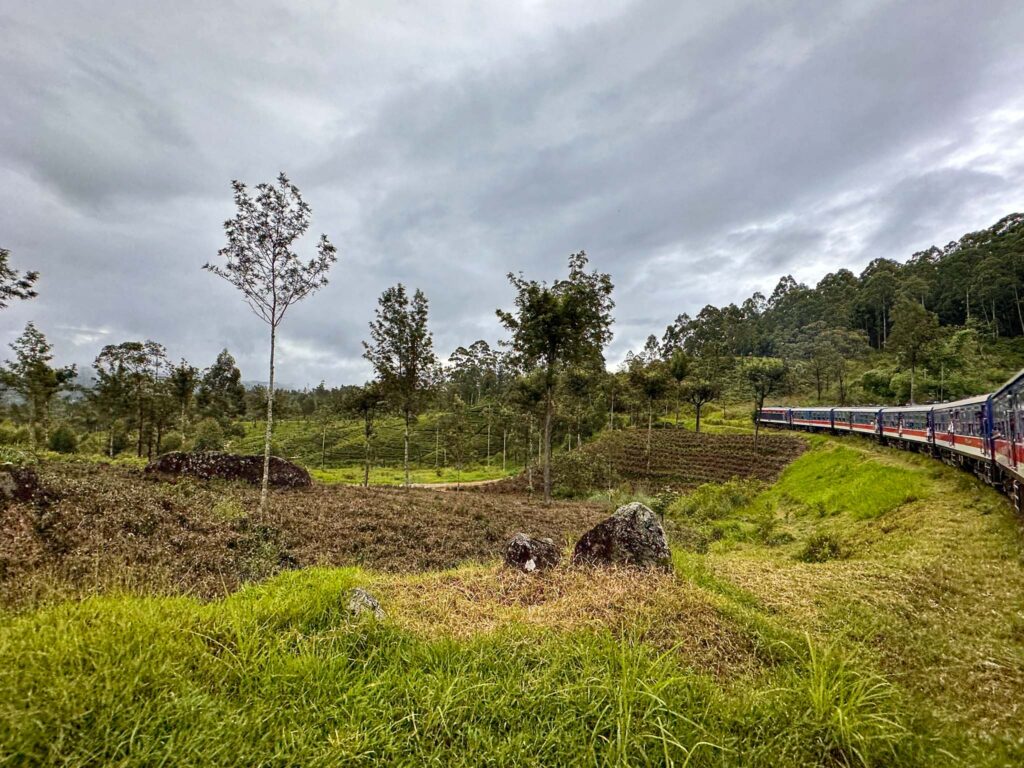 Treno da Kandy a Nuwara Eliya in Sri Lanka