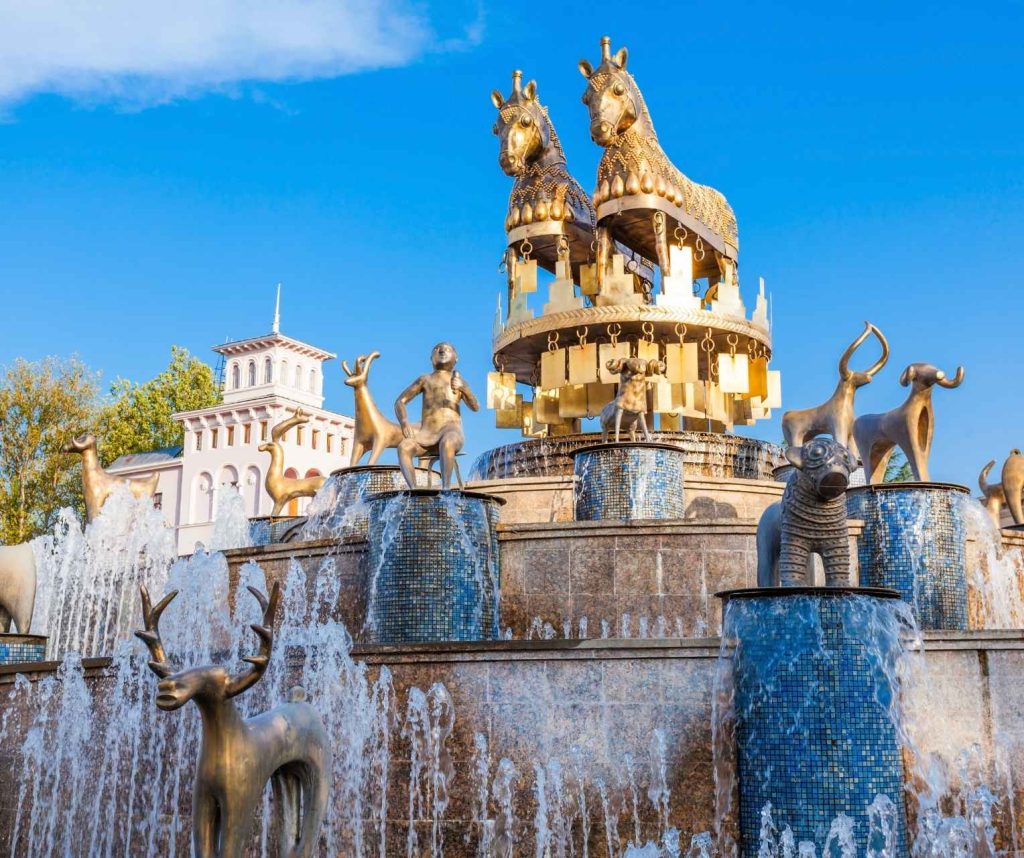fontana Colchis a Kutaisi in Georgia
